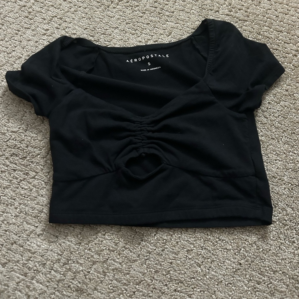 Aeropostale black crop top